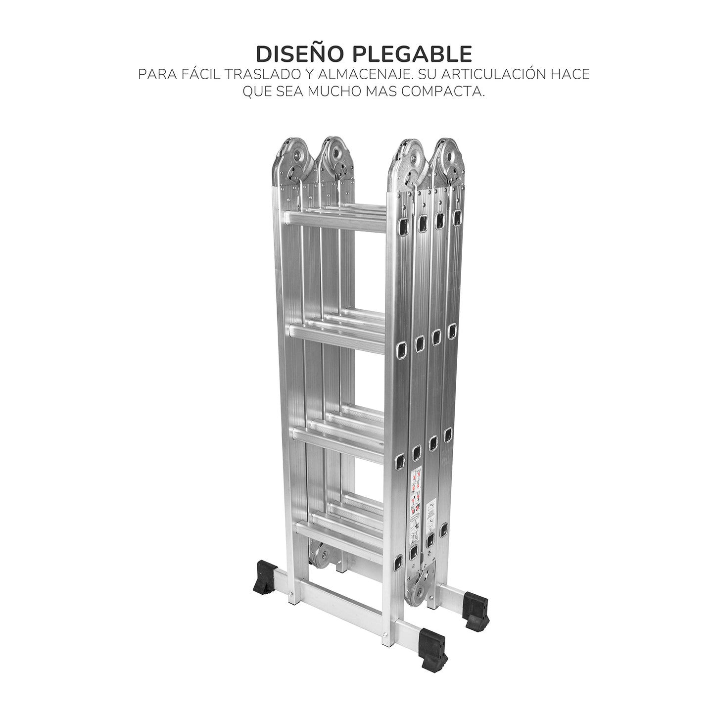 Escalera Plegable Multipropósito 16 Peldaños