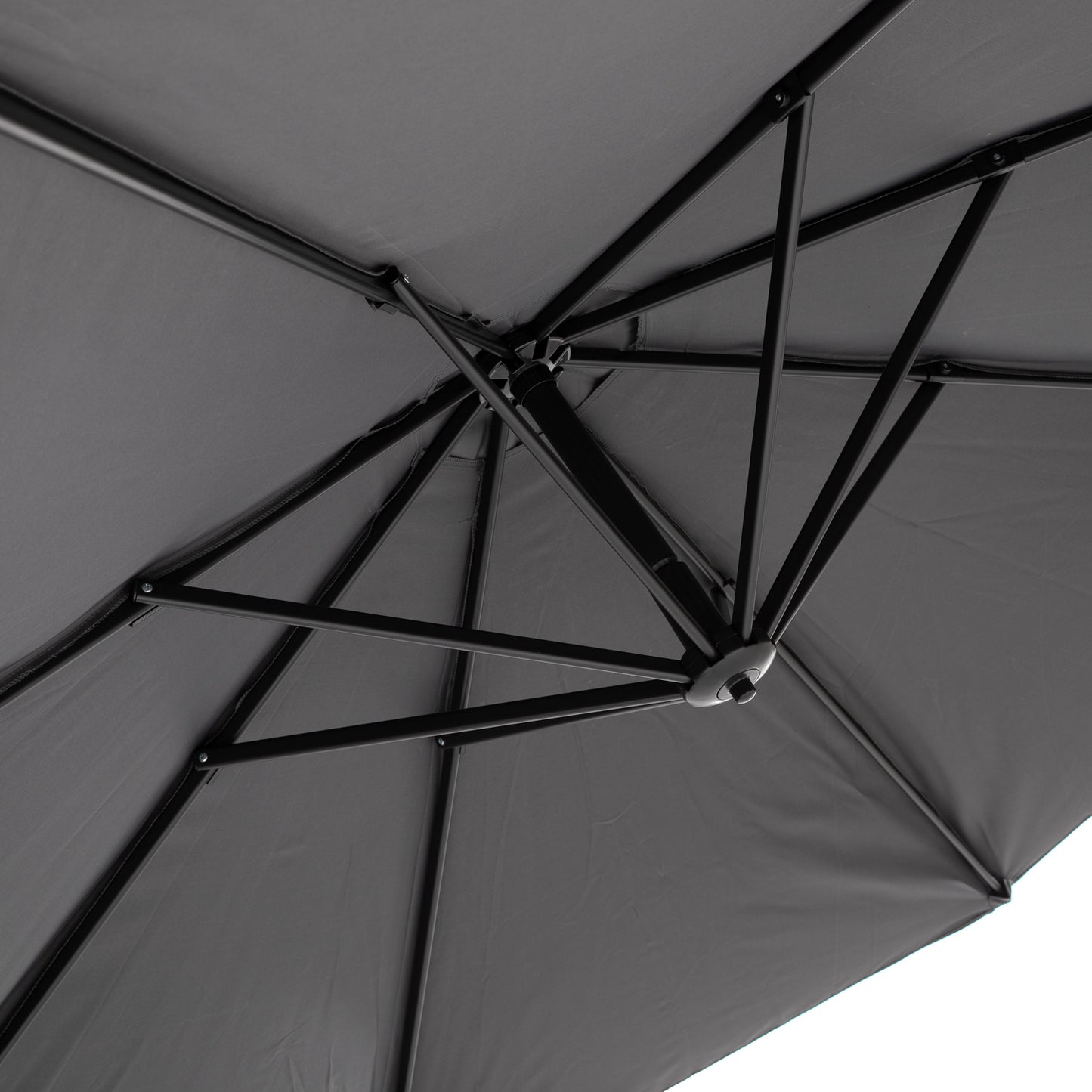 Quitasol Lateral Con Base 300 Cm Gris Grafito