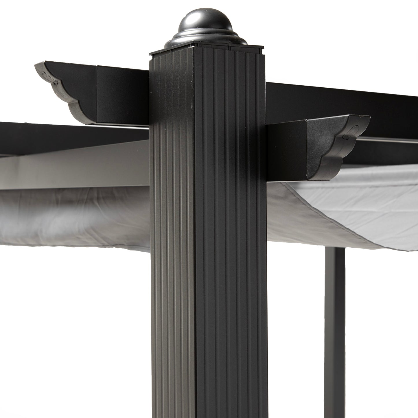Pérgola Grey Shelter Retráctil 3x3 Mts