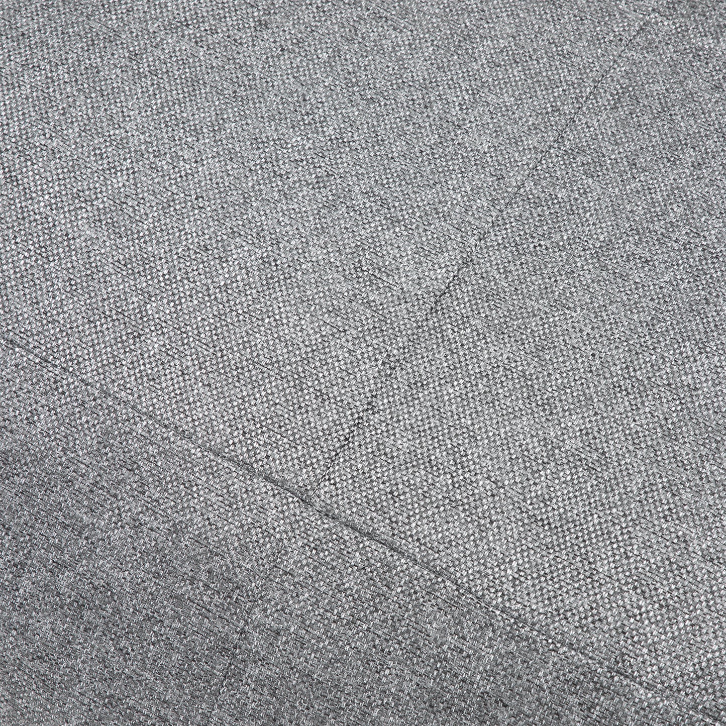 Sofá Pouf Seccional Gris