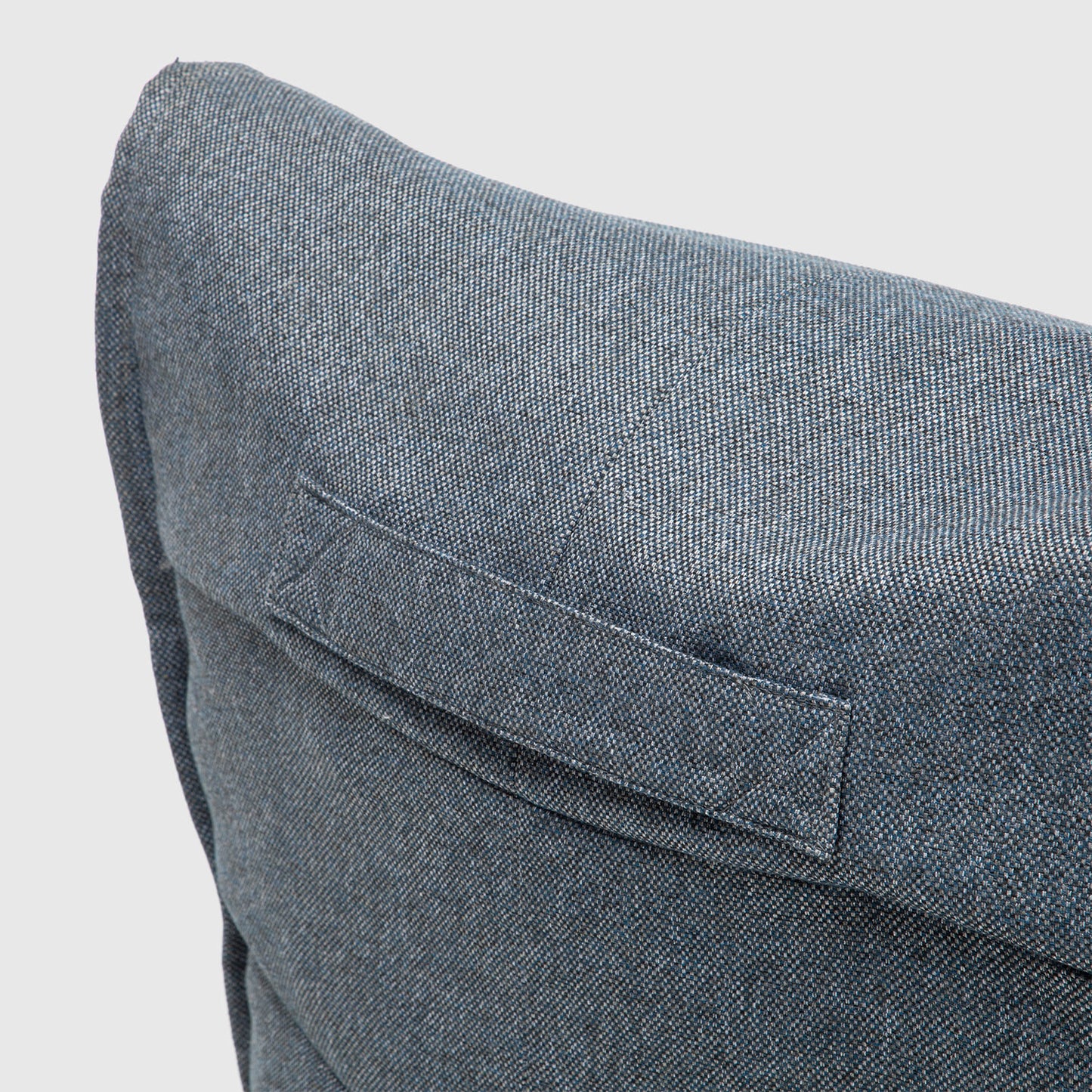 Sillón Pouf / Puff Gris Con Respaldo Relan