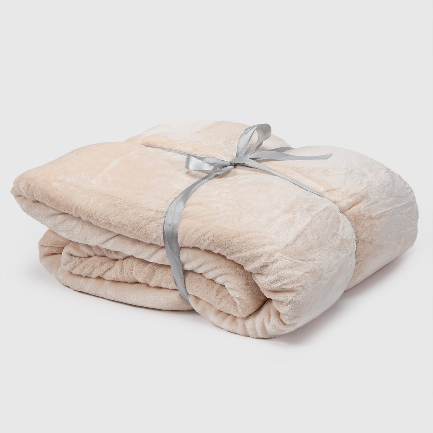 Manta Sherpa Polar Franela Crema 1,5 Plaza