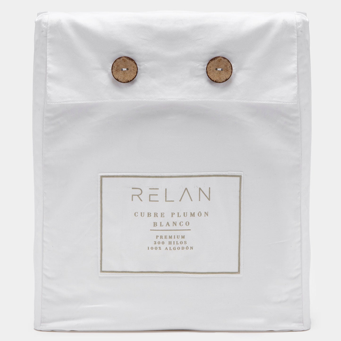 Cubre Plumón King Blanco 300 Hilos