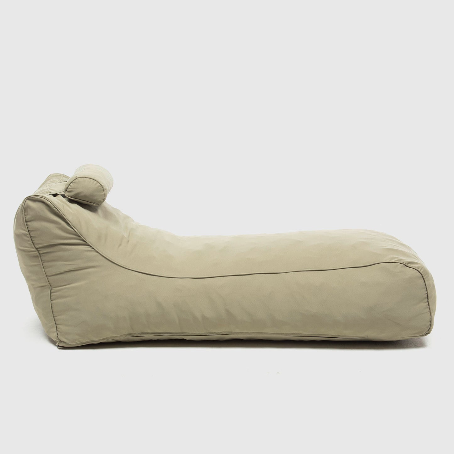 Pouf / Puff De Exterior Impermeable Beige