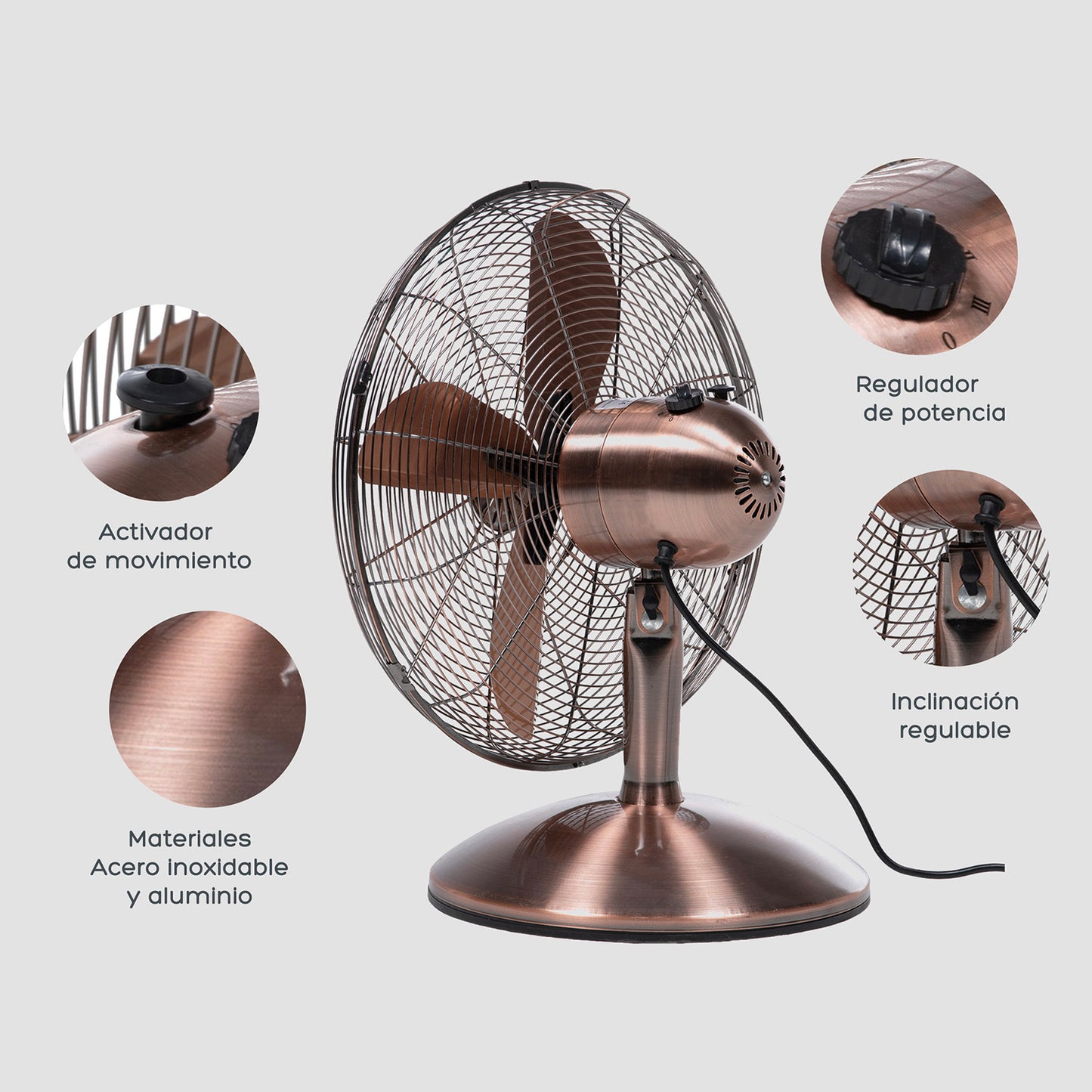 Ventilador de Mesa Gold Breeze 16"