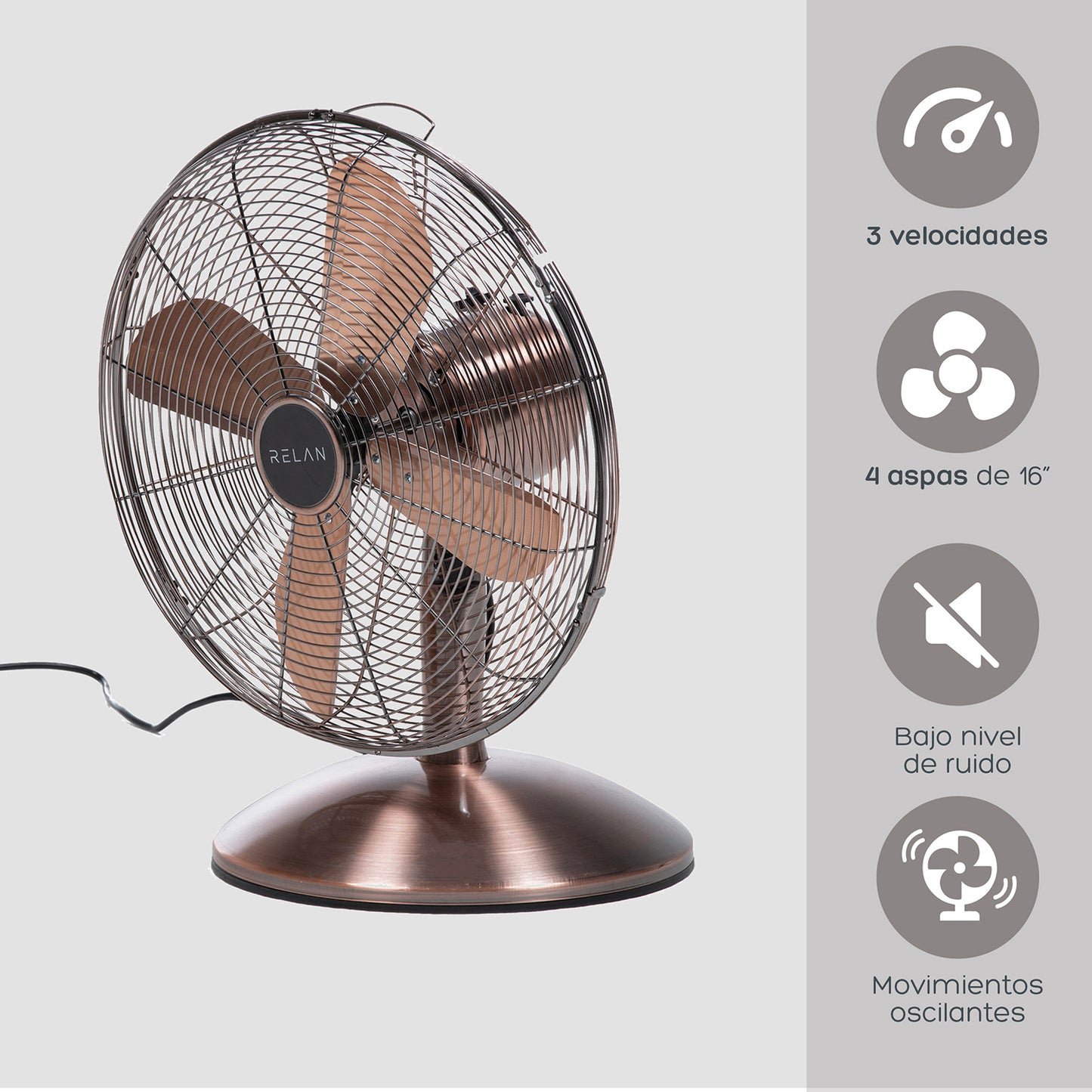Ventilador de Mesa Gold Breeze 16"