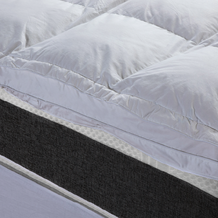 Cubre Colchón Topper 1,5 Plazas Plumas de Ganso
