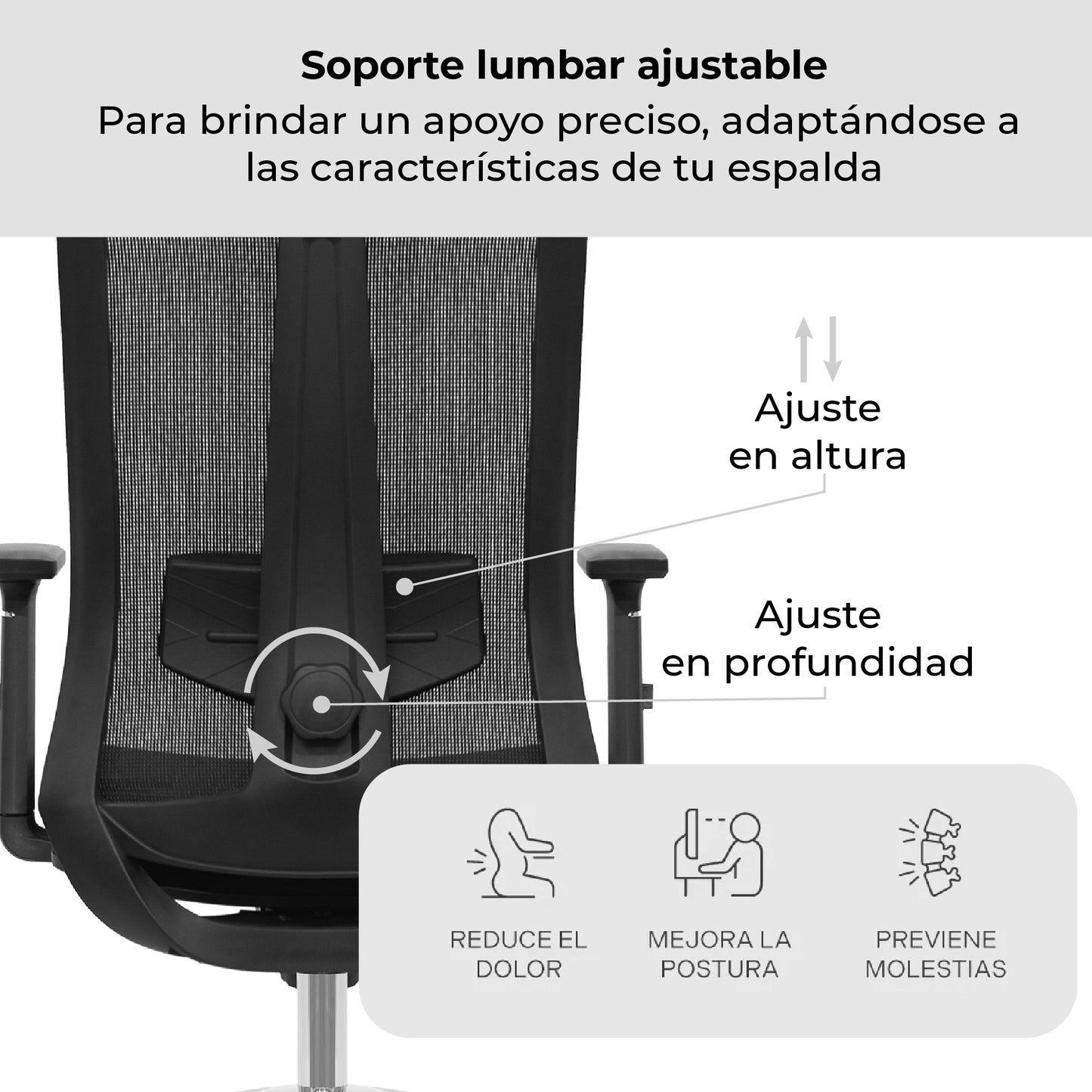 Silla de Escritorio Ergonómica Sendai