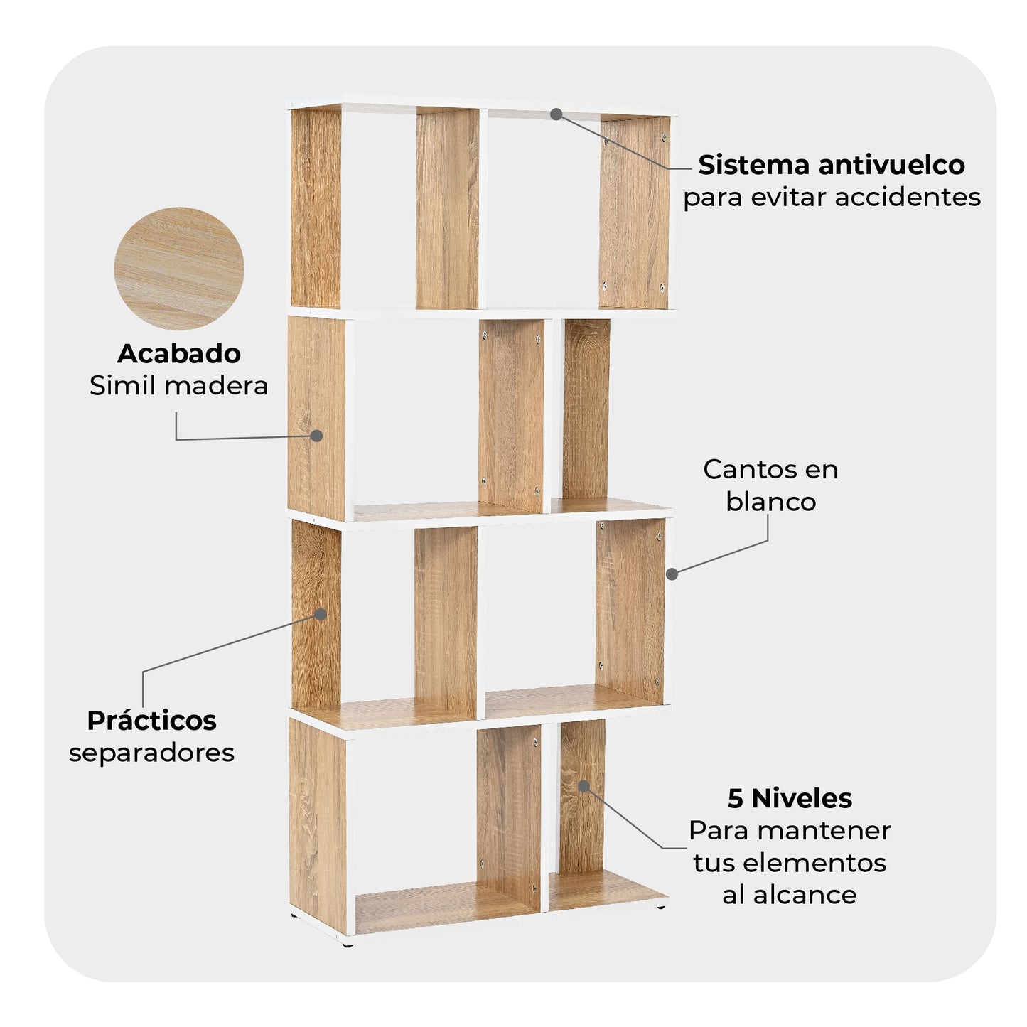 Librero Minimalista Book-0