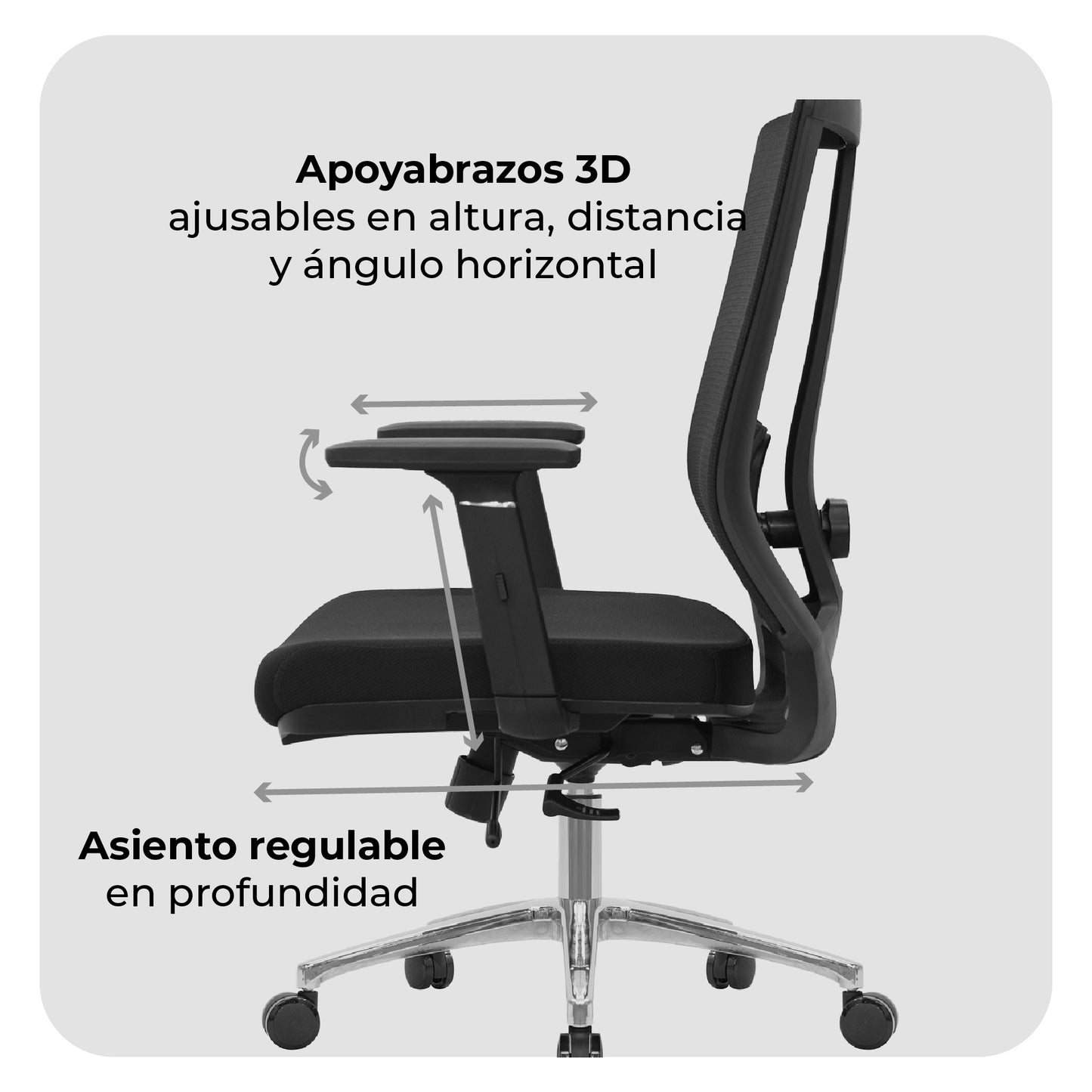 Silla de Escritorio Ergonómica Sendai