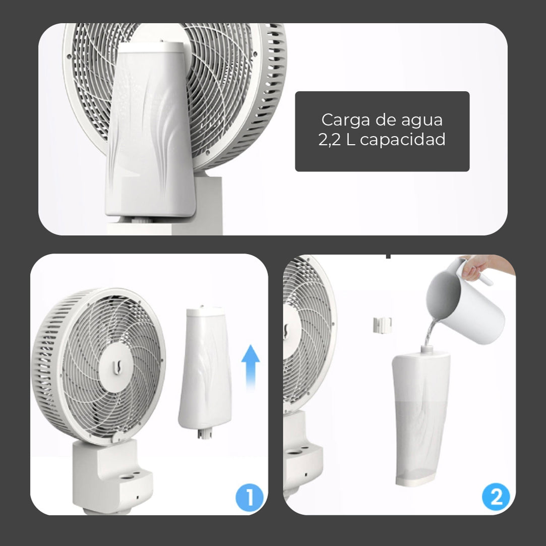 Ventilador con Aspersor Air & Mist