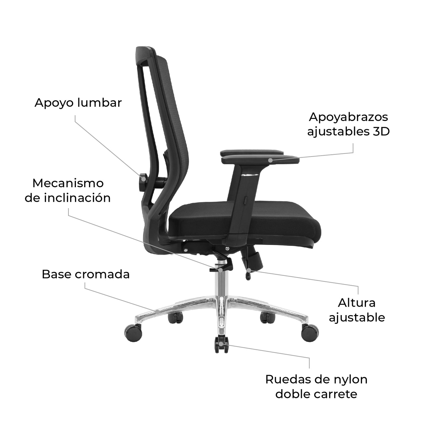 Silla de Escritorio Ergonómica Sendai