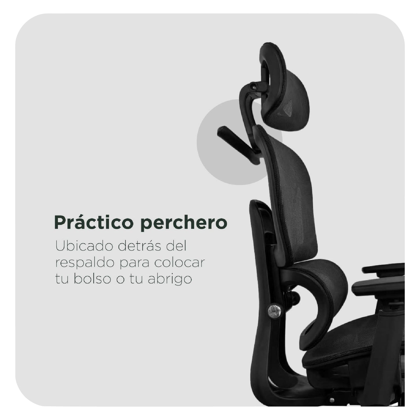 Silla de escritorio con Reposapies Ergonomus ErgoPro