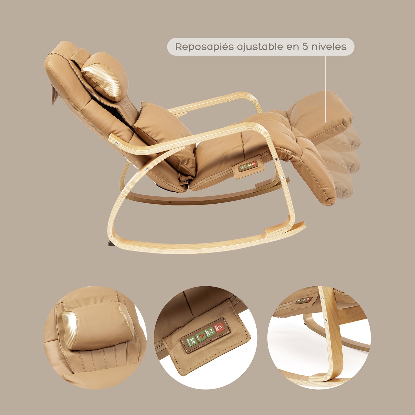 Silla de Masajes Mecedora Sand