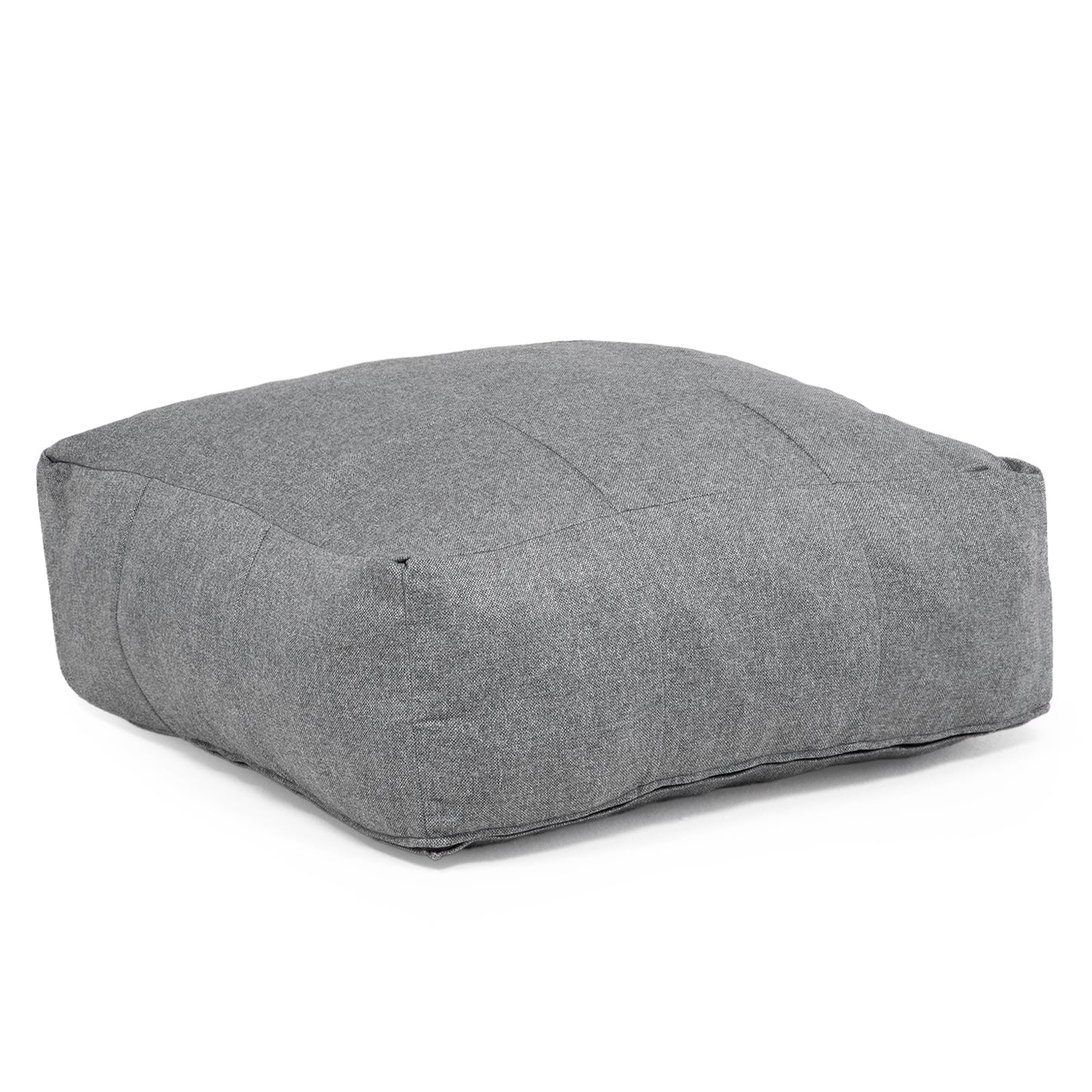 Sofá Pouf Seccional Gris