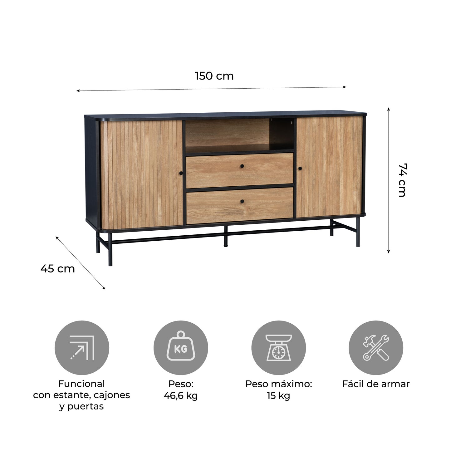 Buffet Ebony