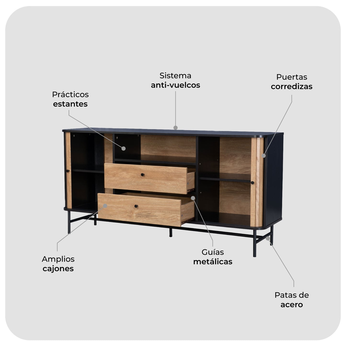 Buffet Ebony