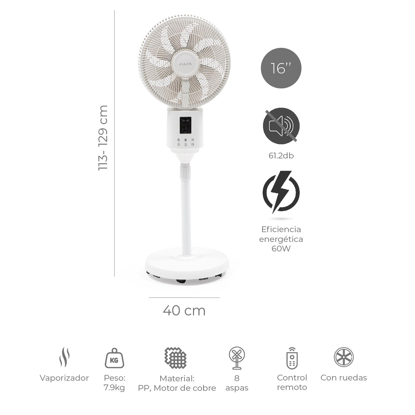 Ventilador con Aspersor Air & Mist