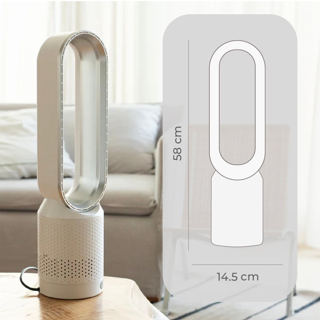 Ventilador Silencioso Sin Aspas Ventix