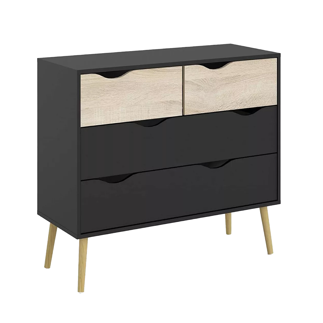 Cómoda Velador Aloe Black