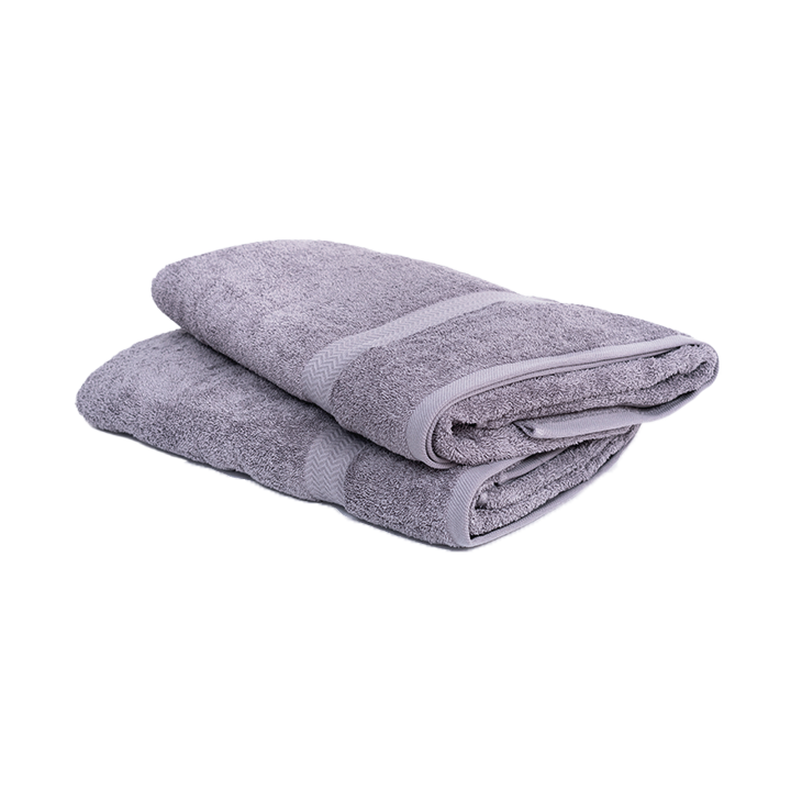 Toallas de Baño Gris Oscuro 80 x 160 (x2)