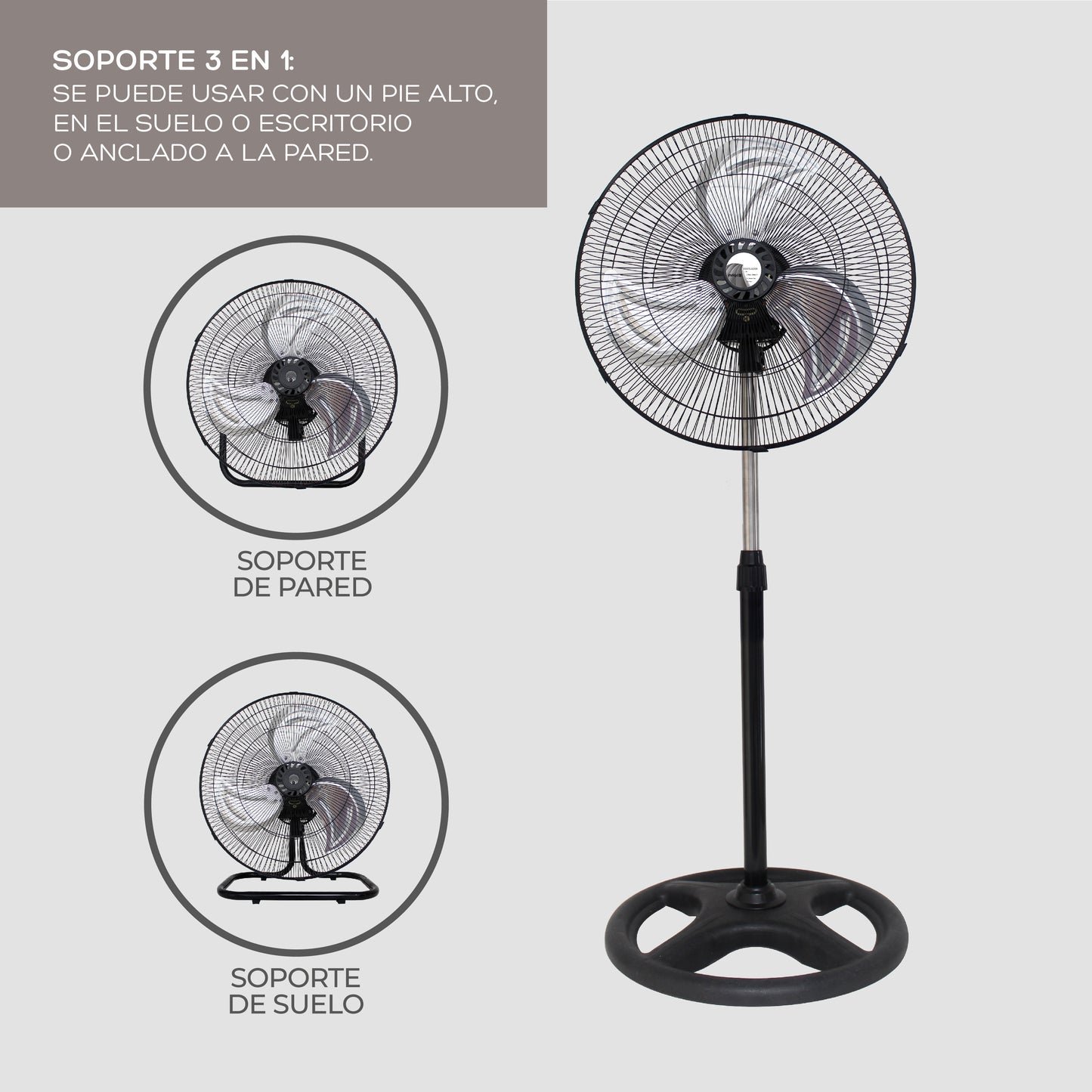 Ventilador 3 en 1 de 18"