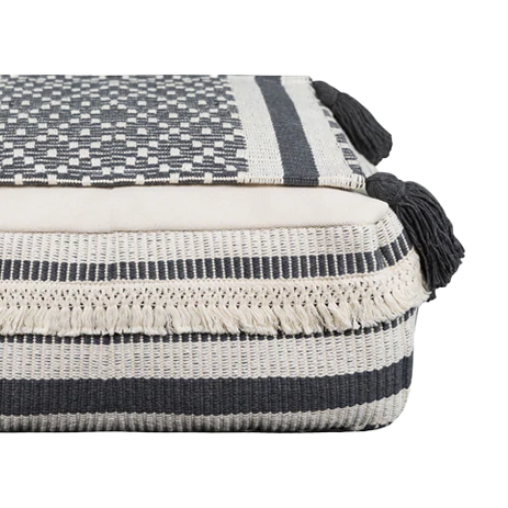Pouf / Puff Cubo Bajo Flecos