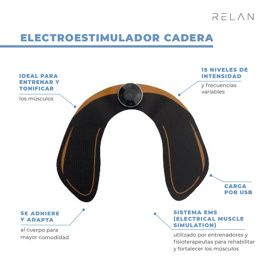 Electroestimulador Cadera