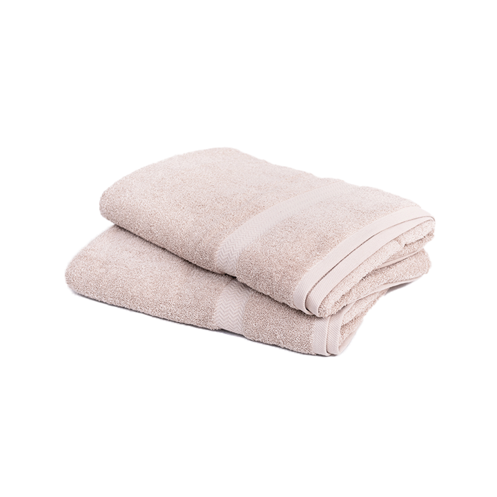 Toallas de Baño Beige 80 x 160 (x2)