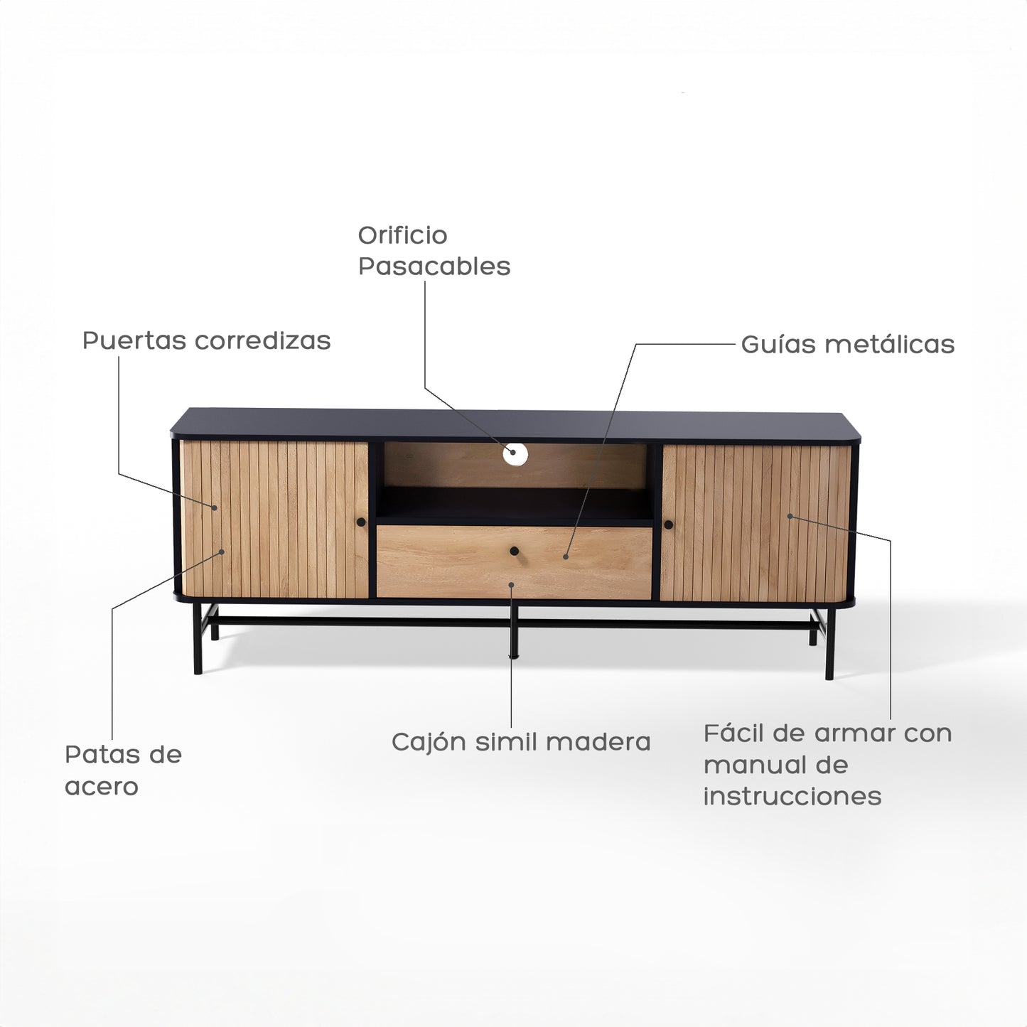 Rack de TV  Charcoal