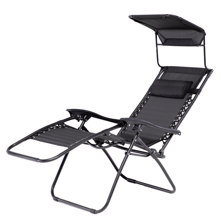 Reposera Zero Gravity con Techo Zen Canopy