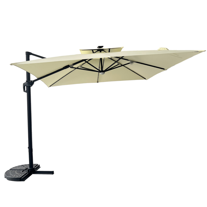 Quitasol Reforzado con Luces Bright Night