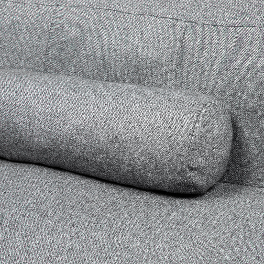 Sofá Pouf Seccional Gris
