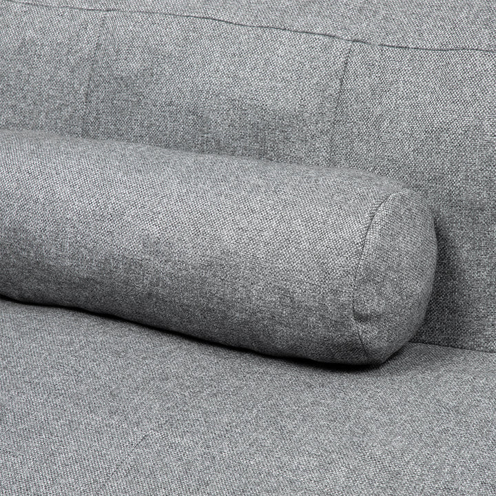 Sofá Pouf Seccional Gris