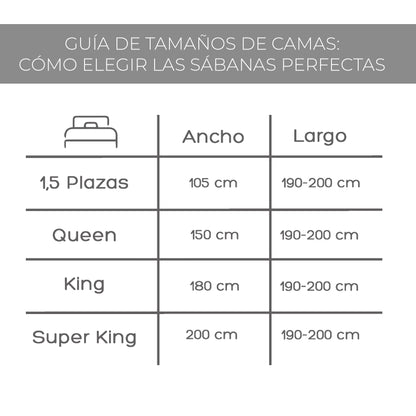 Juego de Sábanas 100% Algodón Queen 400 Hilos