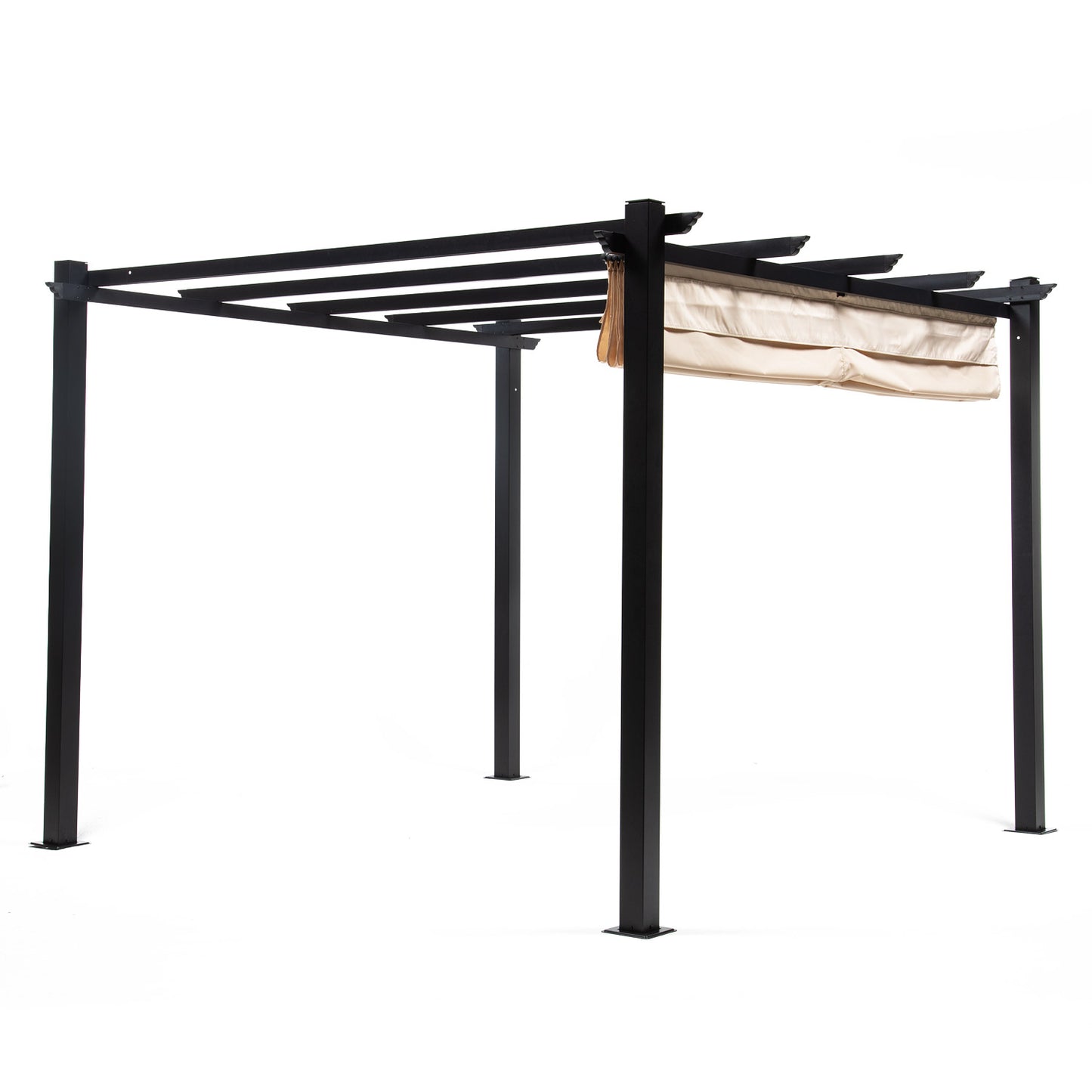 Pérgola White Shelter Retráctil 3x3 Mts