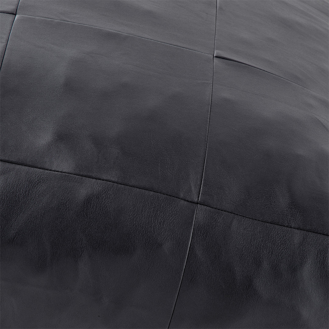 Sofá Pouf Seccional Leather