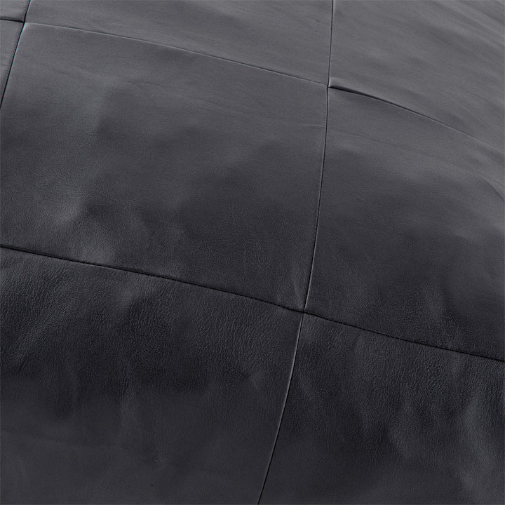 Sofá Pouf Seccional Leather