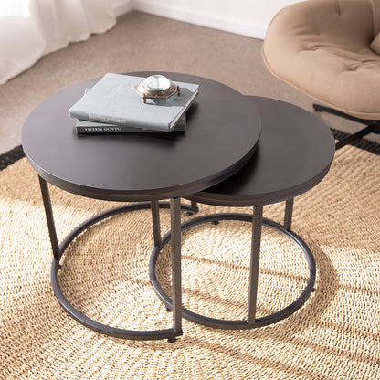 Set de Mesas de Centro Core Negras