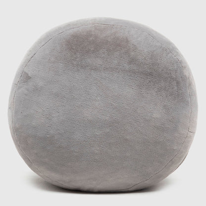 Pouf / Puff Faux Redondo Gris