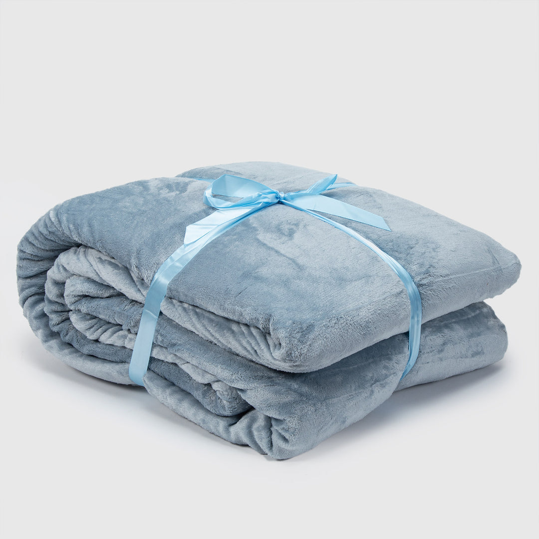 Manta Sherpa Polar Azul King