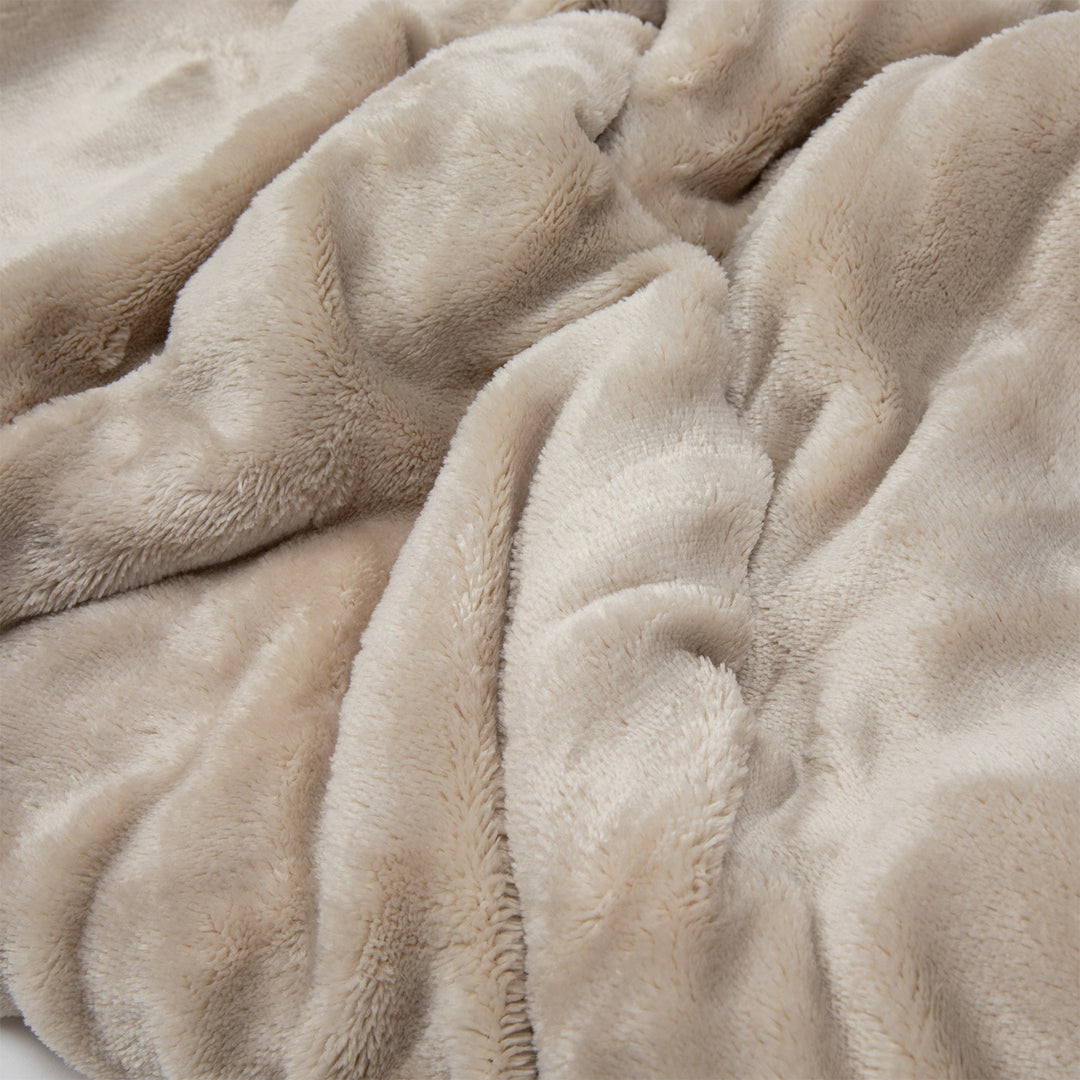 Manta Sherpa Polar Beige King