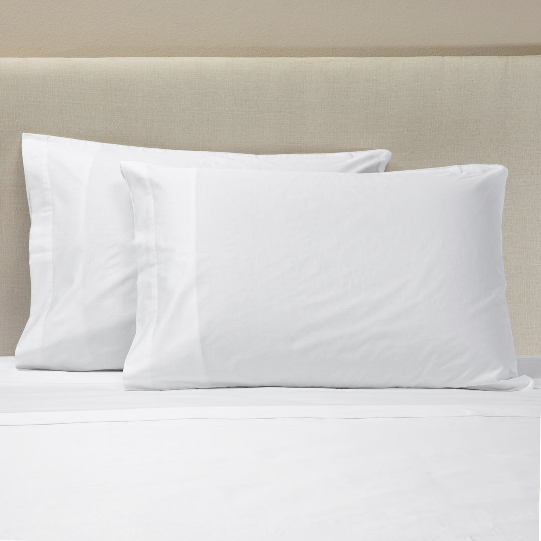 Juego de Sábanas Blancas Queen 600 Hilos