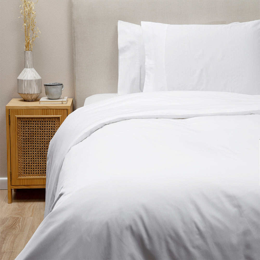 Cubre Plumón 1.5 Plazas Blanco 300 Hilos