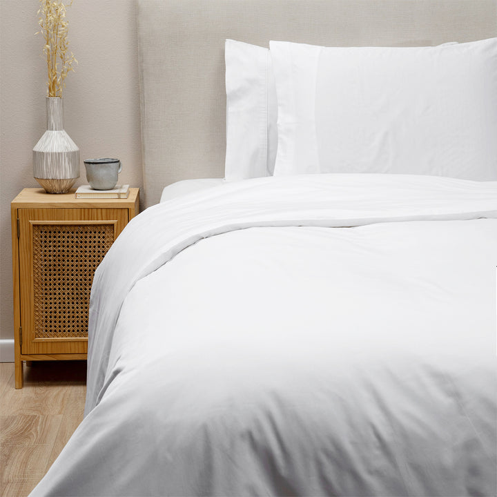 Cubre Plumón 1.5 Plazas Blanco 300 Hilos