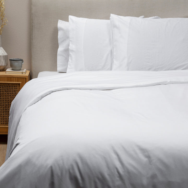 Cubre Plumón King Blanco 300 Hilos
