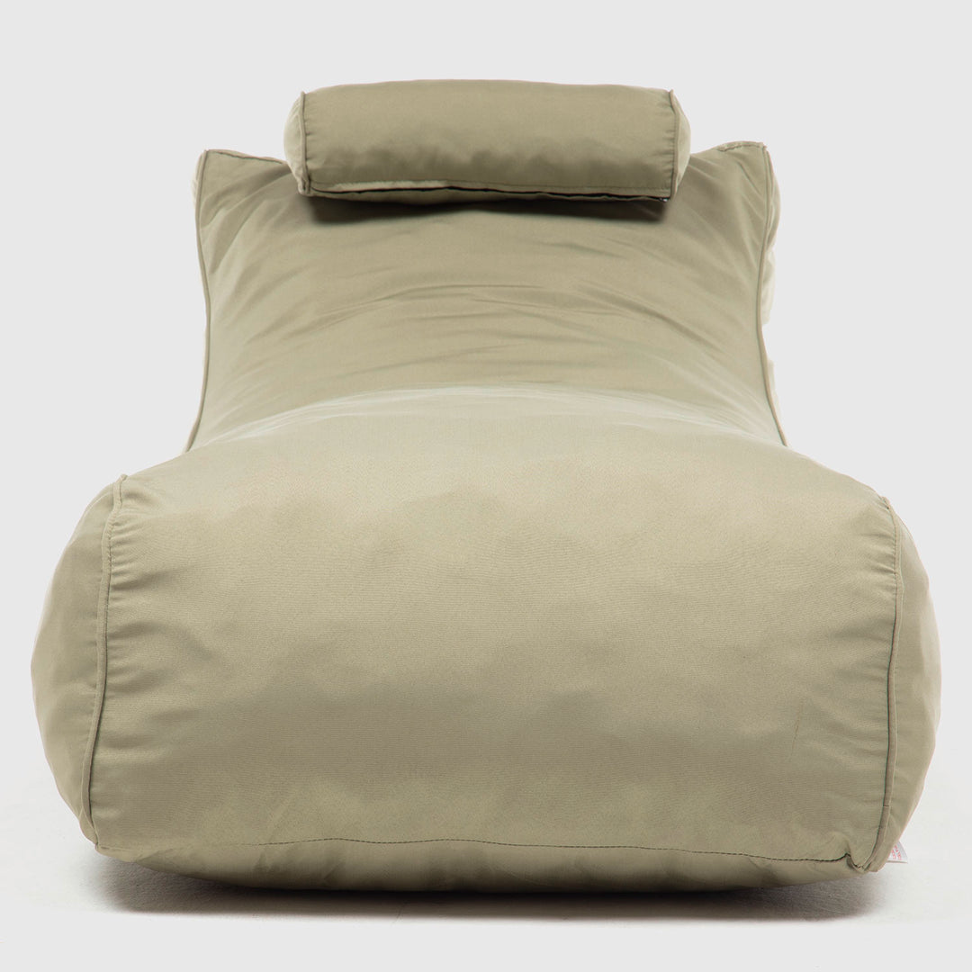 Pouf / Puff De Exterior Impermeable Beige