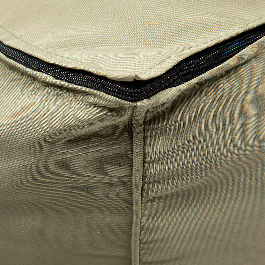 Pouf / Puff De Exterior Impermeable Beige