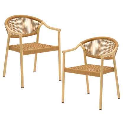 Set x2 Sillas de Exterior Makassar