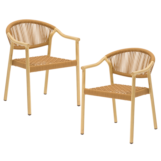 Set x2 Sillas de Exterior Makassar